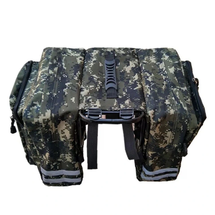 Wholesale Bicycle Rear Frame Pack Outdoor Cycling Camouflage Bicycle Storage Bag