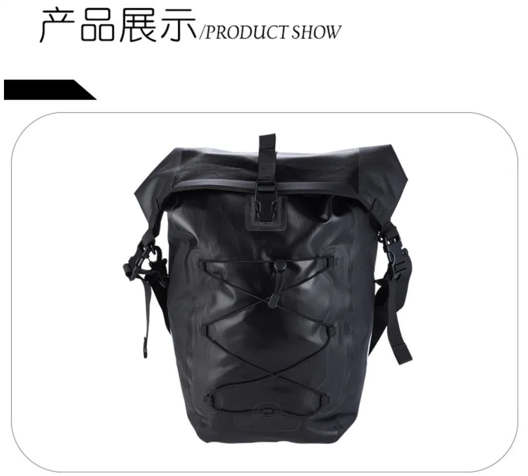 Nylon Bike Pannier Shoulder Bags Bicycle Rear Rack Trunk Motorcycle Tail Seat Bag