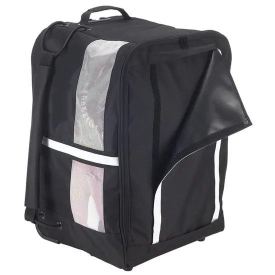 Sacs faits sur commande de hockey sur glace de chariot à équipement de gardien de but de crosse avec des roues