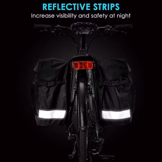 Accessoires de vélo de voyage de Sport unisexe personnalisés, sacoche de route étanche, sac de cyclisme